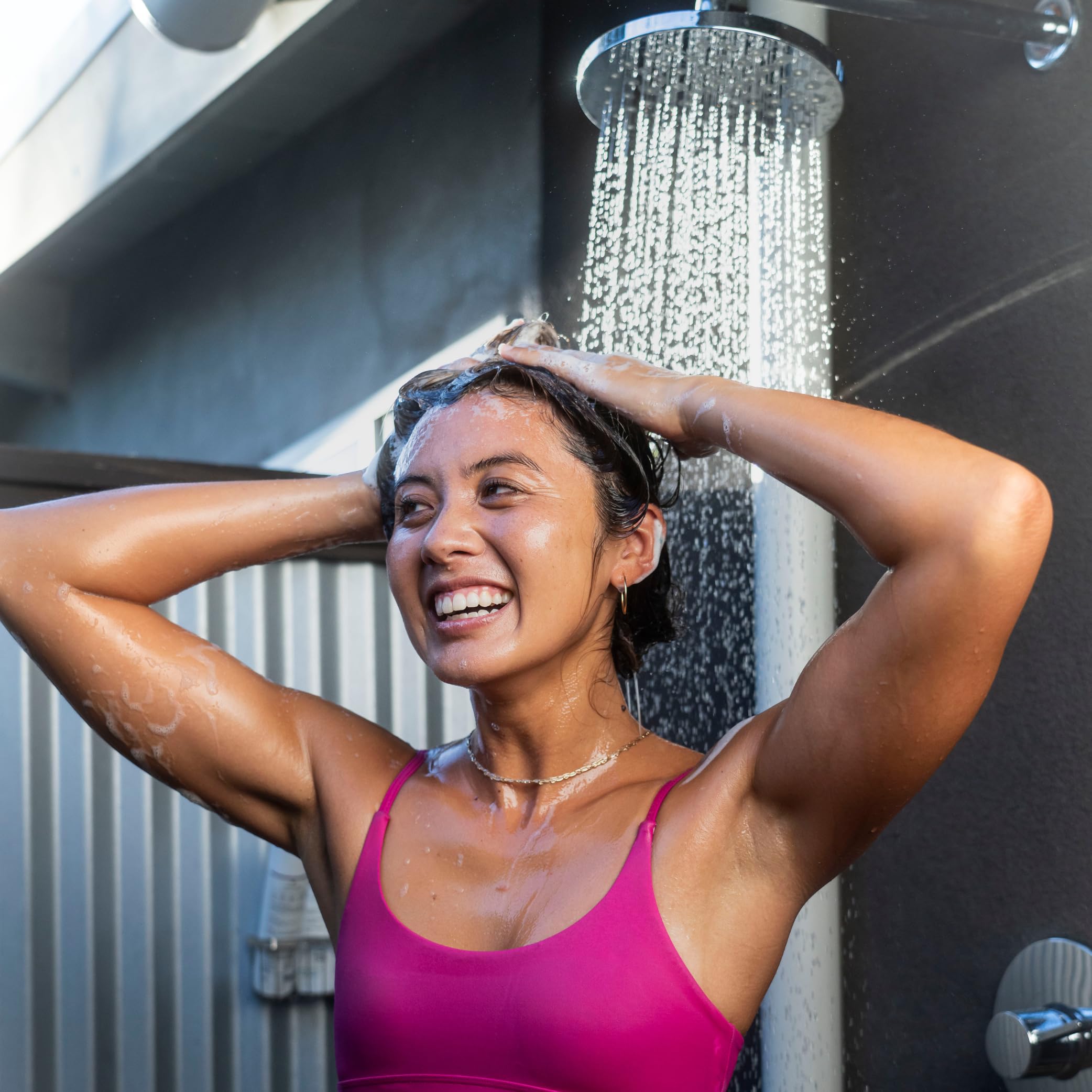 TRIHARD after-swim hydration for healthy-looking hair