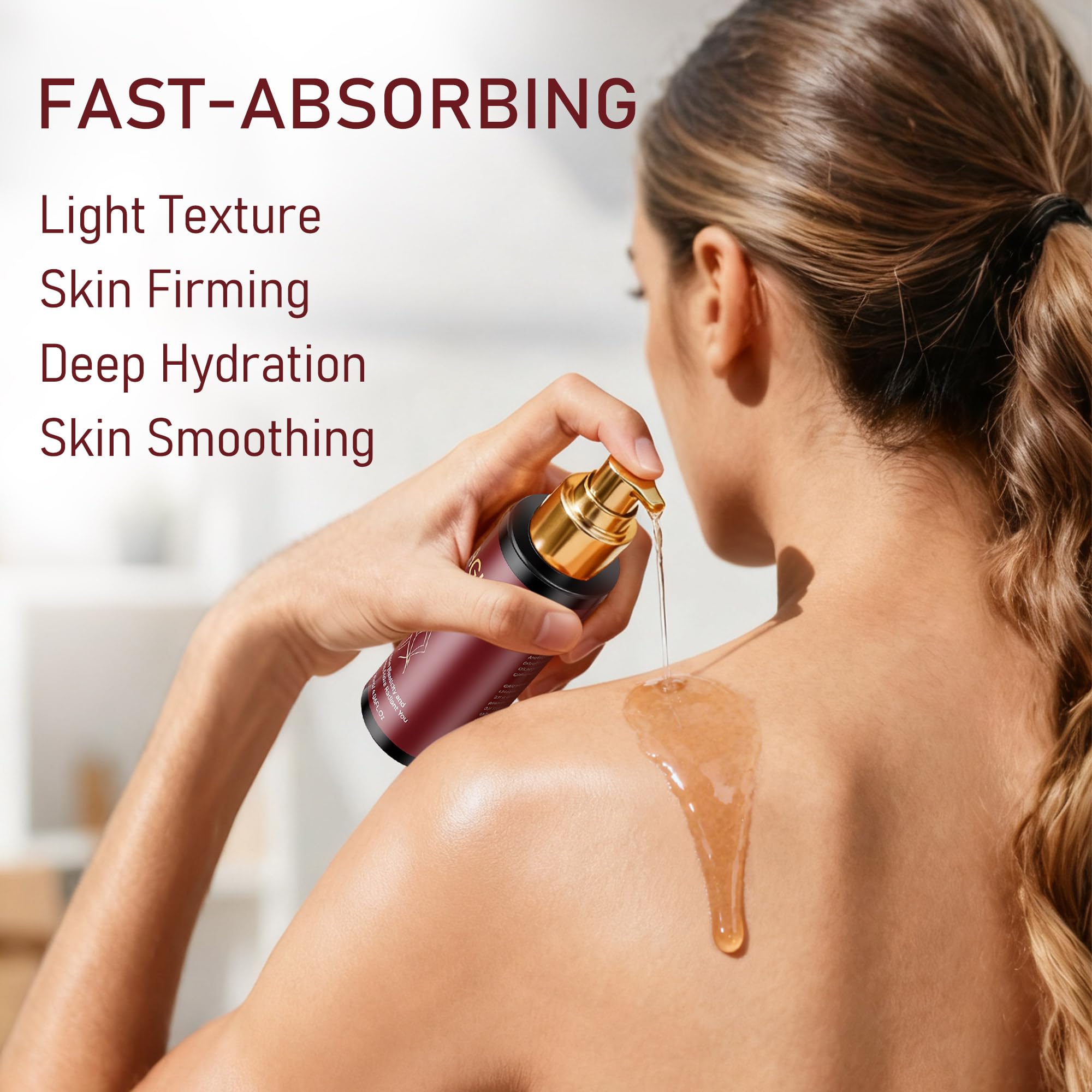 Trihood Body Firming Oil in daily routine setup, easy to use.