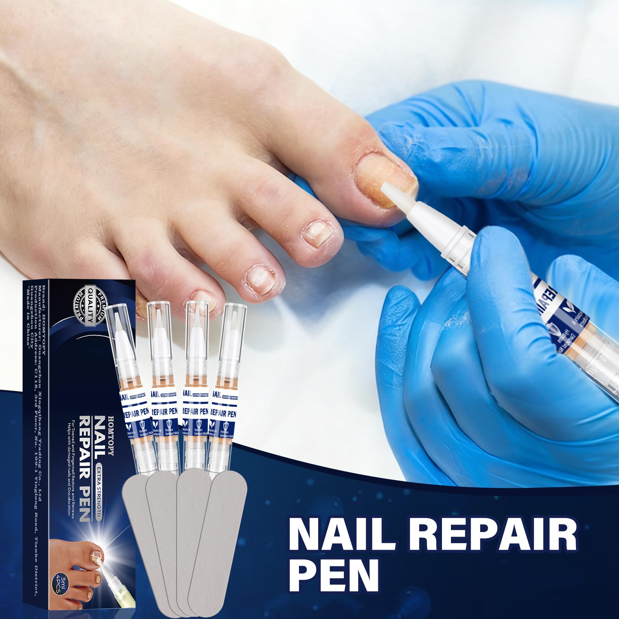 Trihood healthy-looking nails after use show subtle improvement.