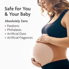 TriLASTIN Belly Mask application step: smooth on the belly for ten to fifteen minutes
