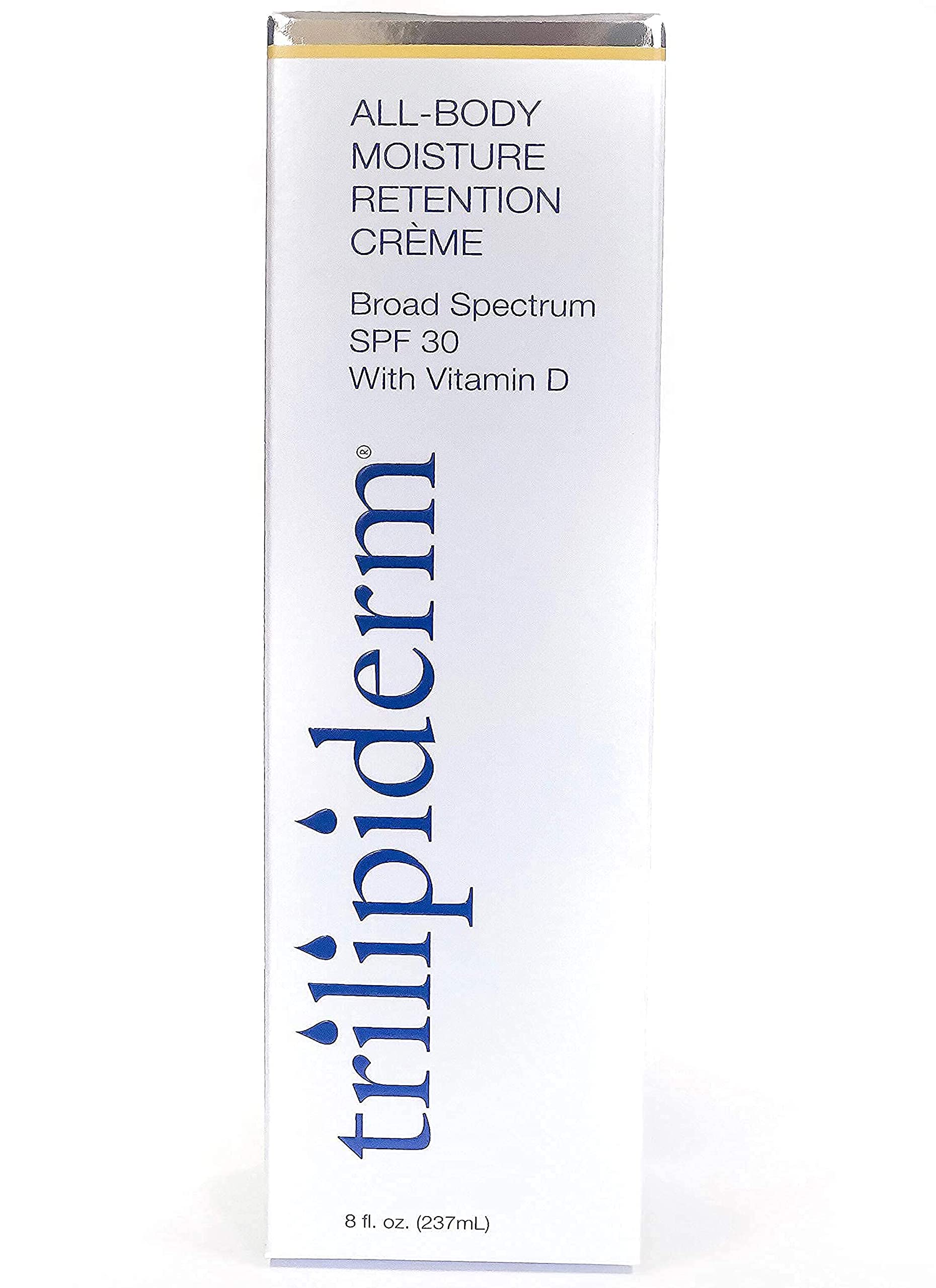 Trilipiderm SPF 30 crème for all skin types shown on arm