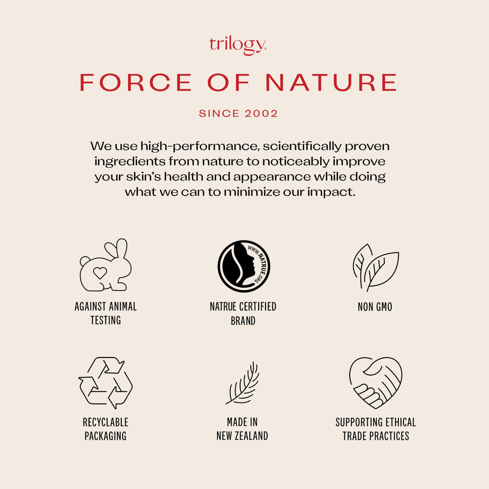 Trilogy Hyaluronic Acid+ Ultra Serum vegan pro-collagen peptides boost resilience