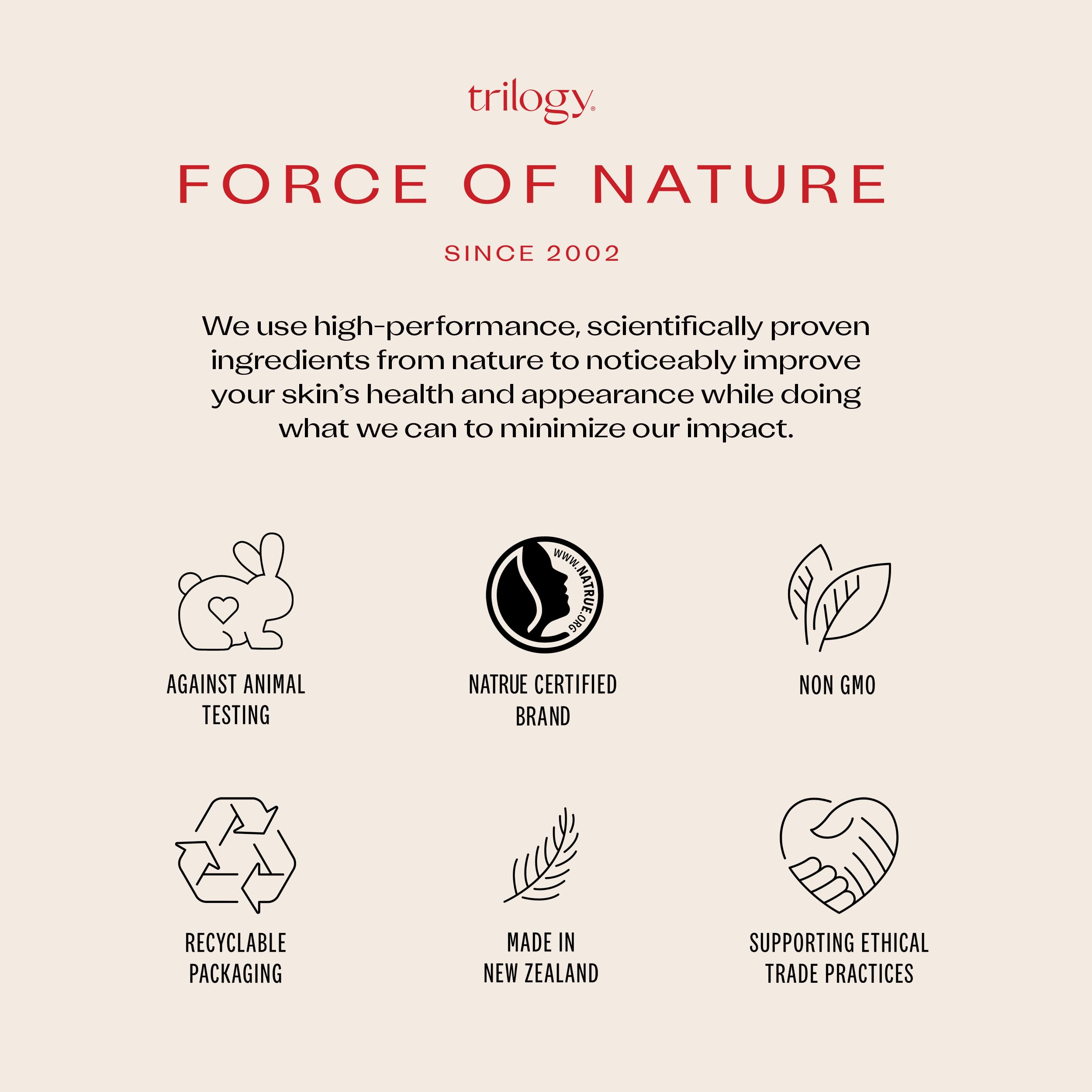 Trilogy Hyaluronic Acid Plus Water Cream lightweight texture ready for daily layering.