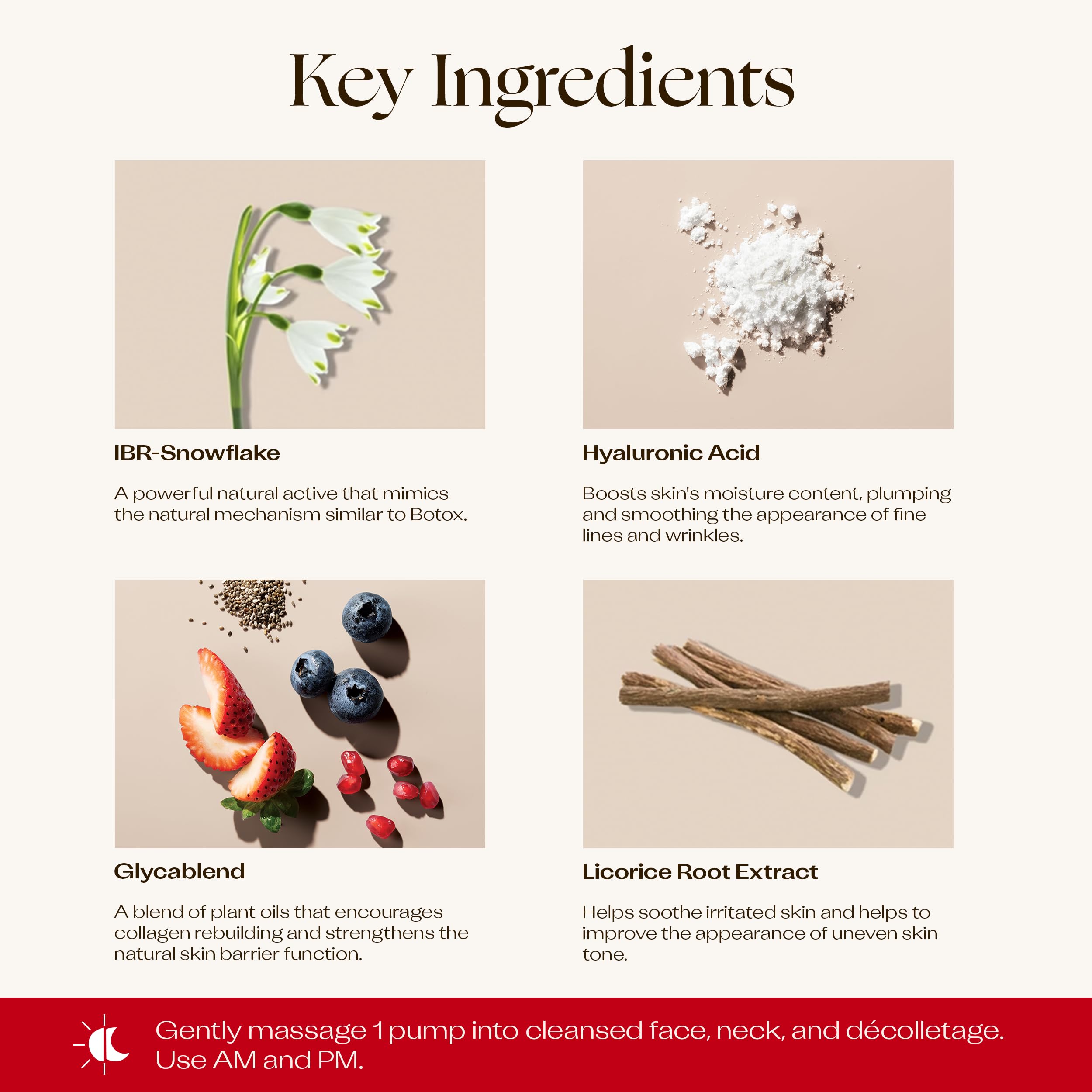 Trilogy Nutrient Plus Serum with liquorice and mulberry for balanced skin tone.