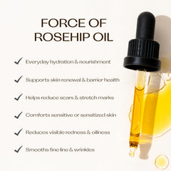 Trilogy rosehip oil drops highlight quick absorption for non-greasy care