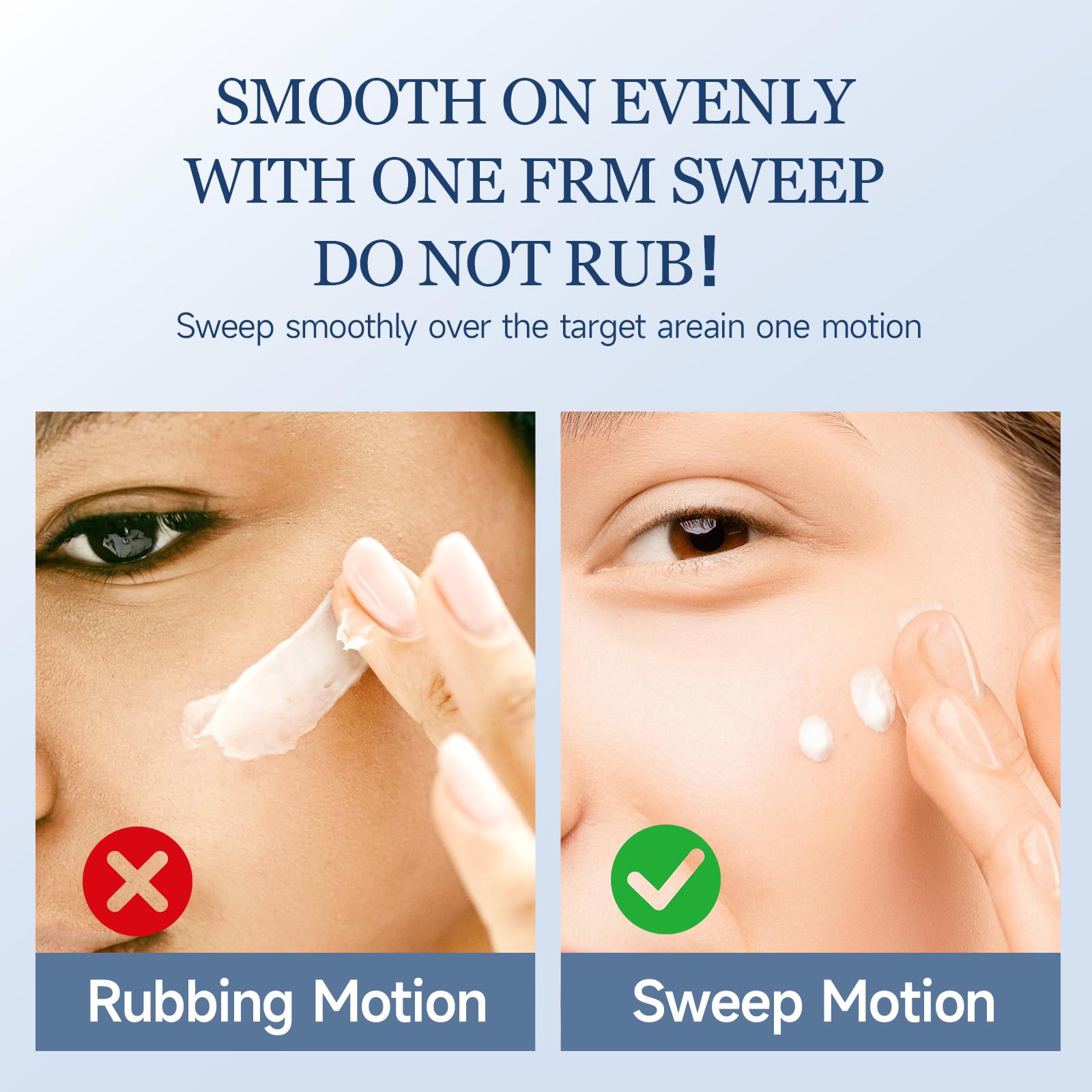 TRIMYFITER night-time routine usage for nourishing eye contour.