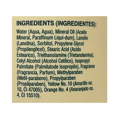 Triple Lanolin Original Formula Lotion label close-up for daily moisture.