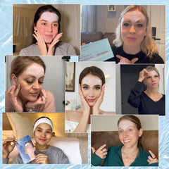Tripsky forehead patches 20pcs full kit for regular forehead skin care