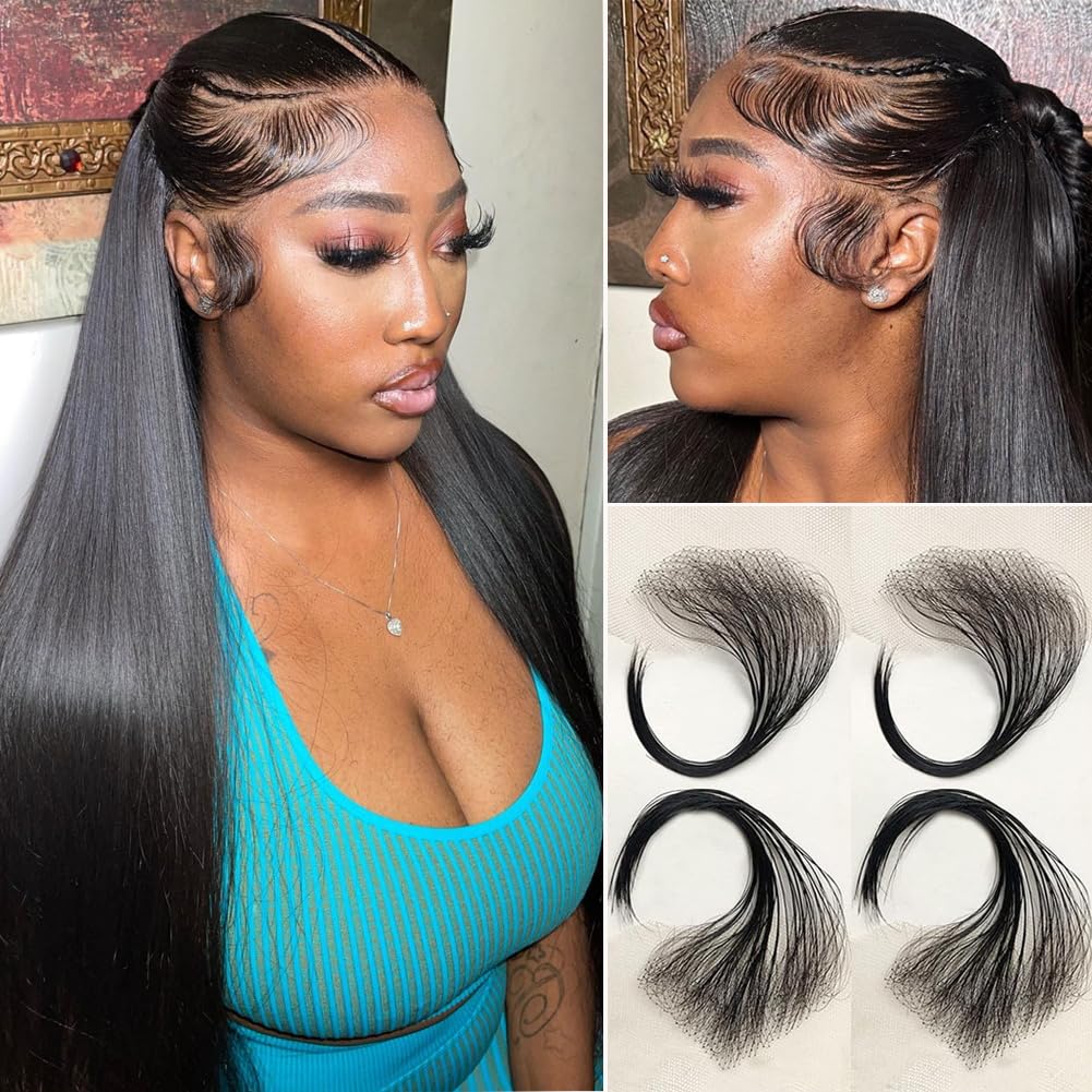 TRIPYGO Edges Hair HD Lace Strips Natura Color provide a seamless hairline.