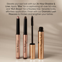 Trish McEvoy Rich Brown shade adds subtle shimmer for instant eye impact.