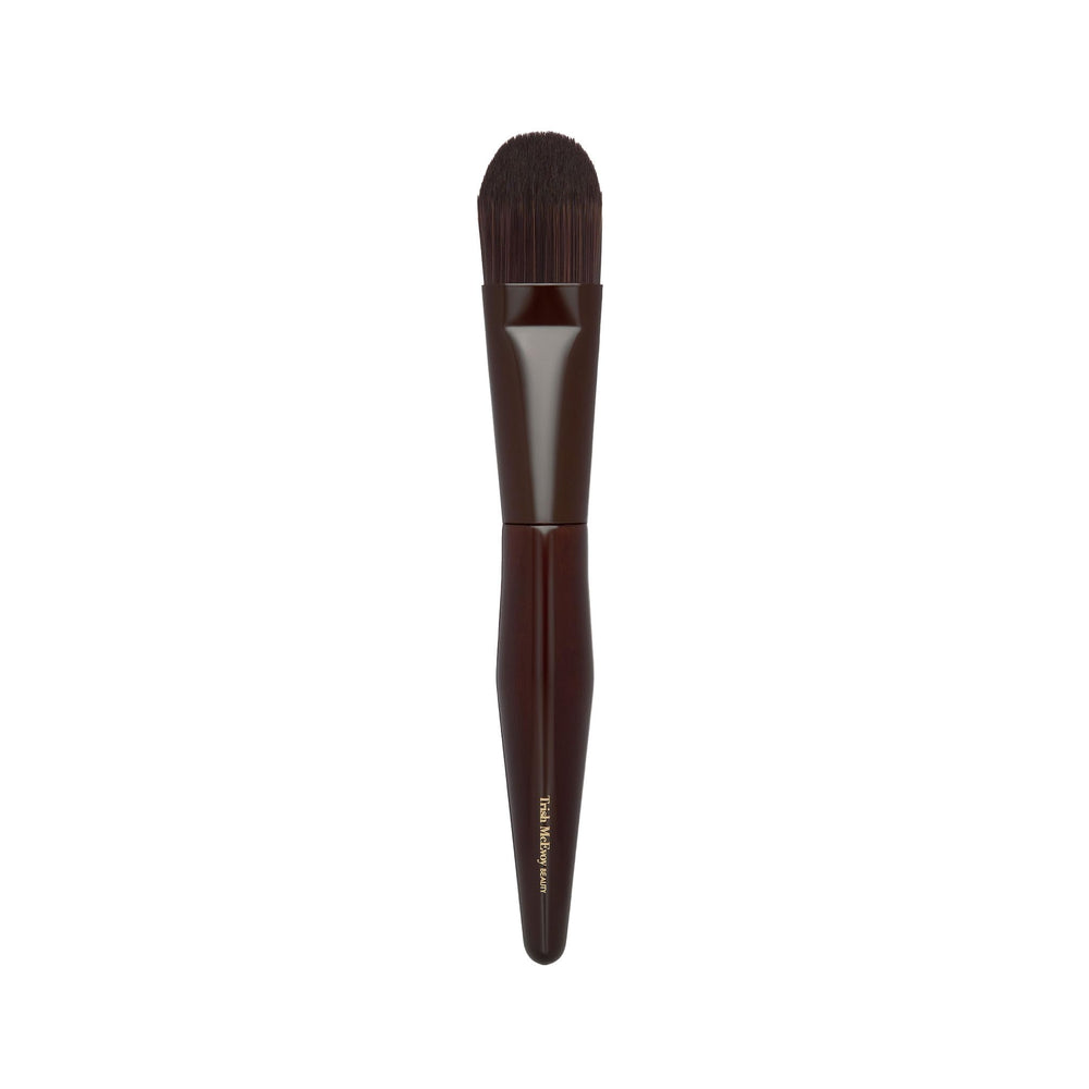 Trish McEvoy Brush 75 flat bristle close-up for precise foundation application