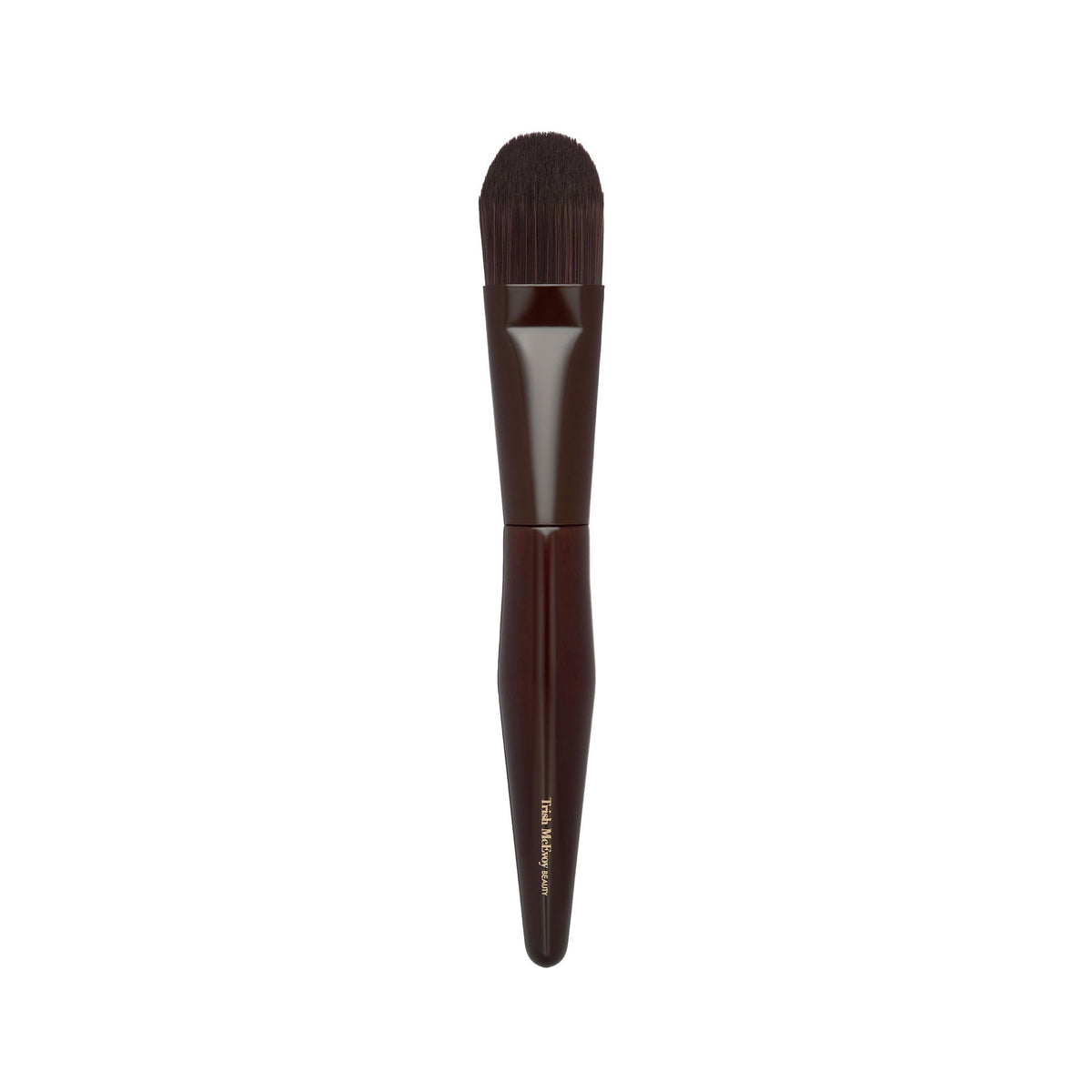 Trish McEvoy Brush 75 flat bristle close-up for precise foundation application