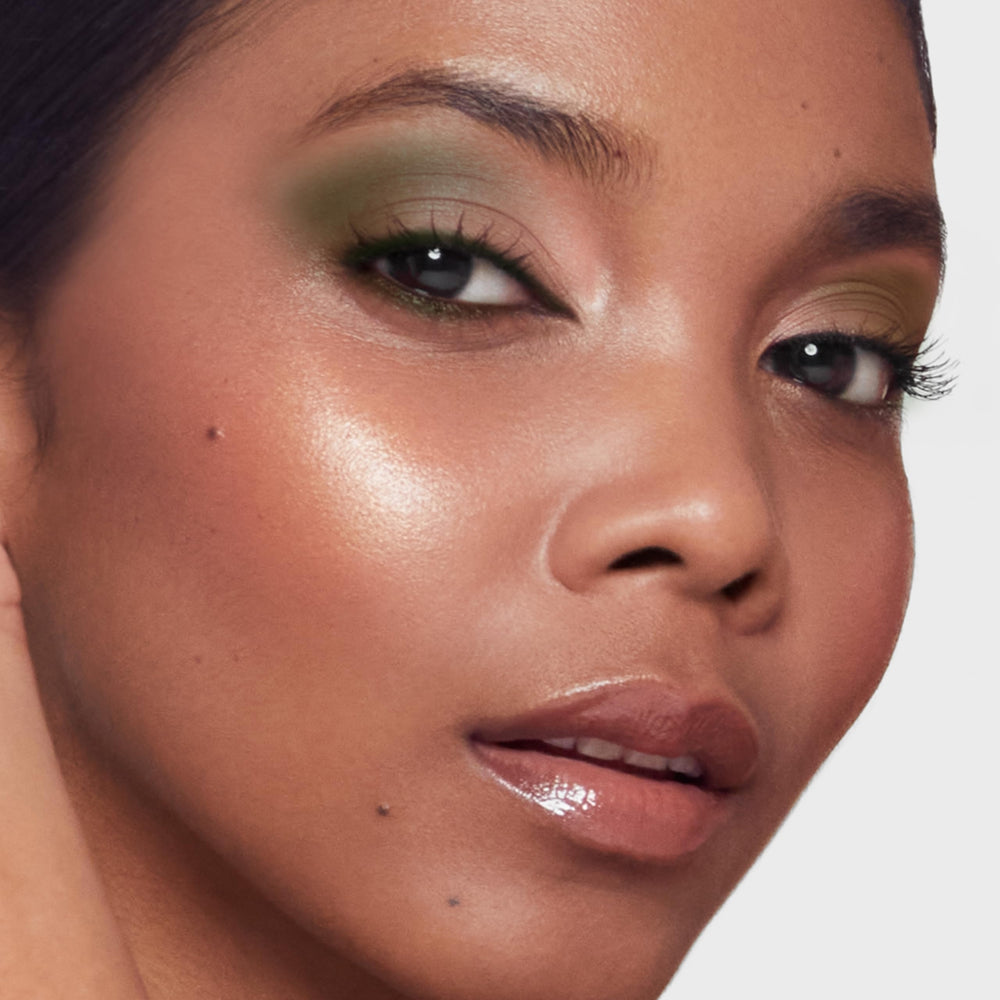 Crease application of Lucky shade adds subtle depth