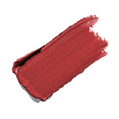 Trish McEvoy Easy Lip Color Vixen worn on lips provides rich color and hydration.