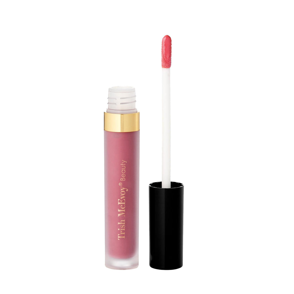 Trish McEvoy Easy Lip Gloss Perfect Pink bottle with luminous shine