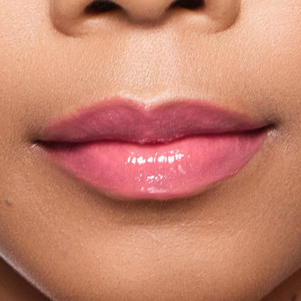 Trish McEvoy Perfect Pink close-up reveals glossy texture