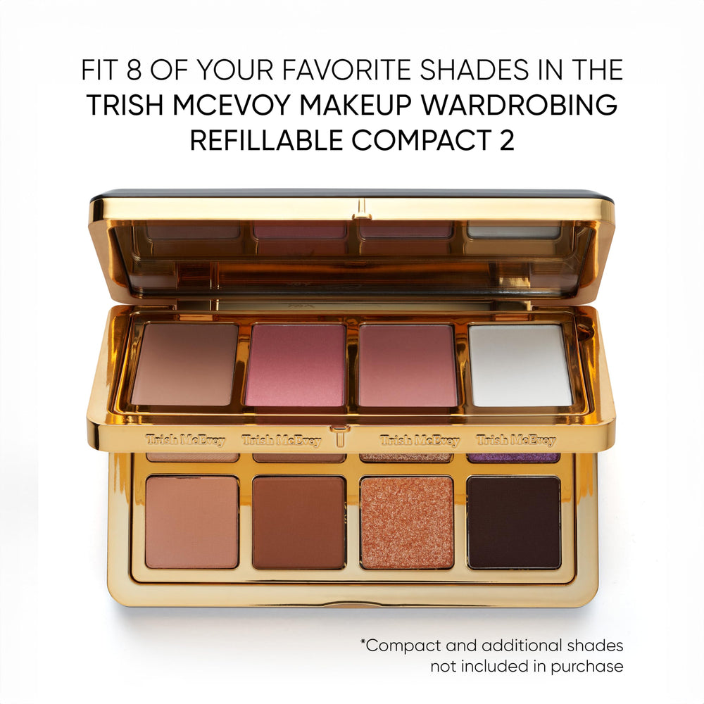 Trish McEvoy Glaze Eye Shadow Refill highlights inner corner with shimmer