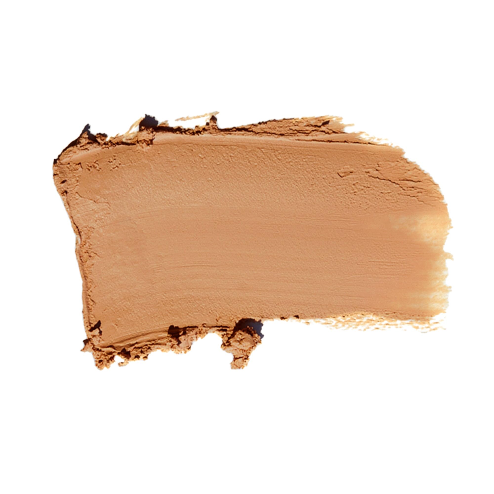 Trish McEvoy Gorgeous Cream Bronzer Refill swatch showing warm, natural sun-kissed glow.