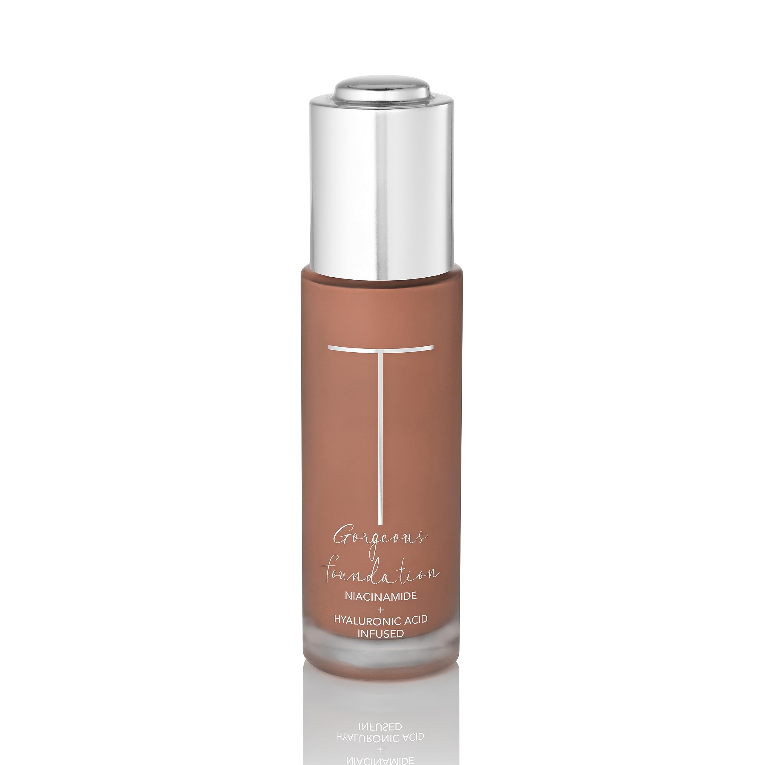 Trish McEvoy Gorgeous Foundation 10TWG cap close-up for precise dispensing