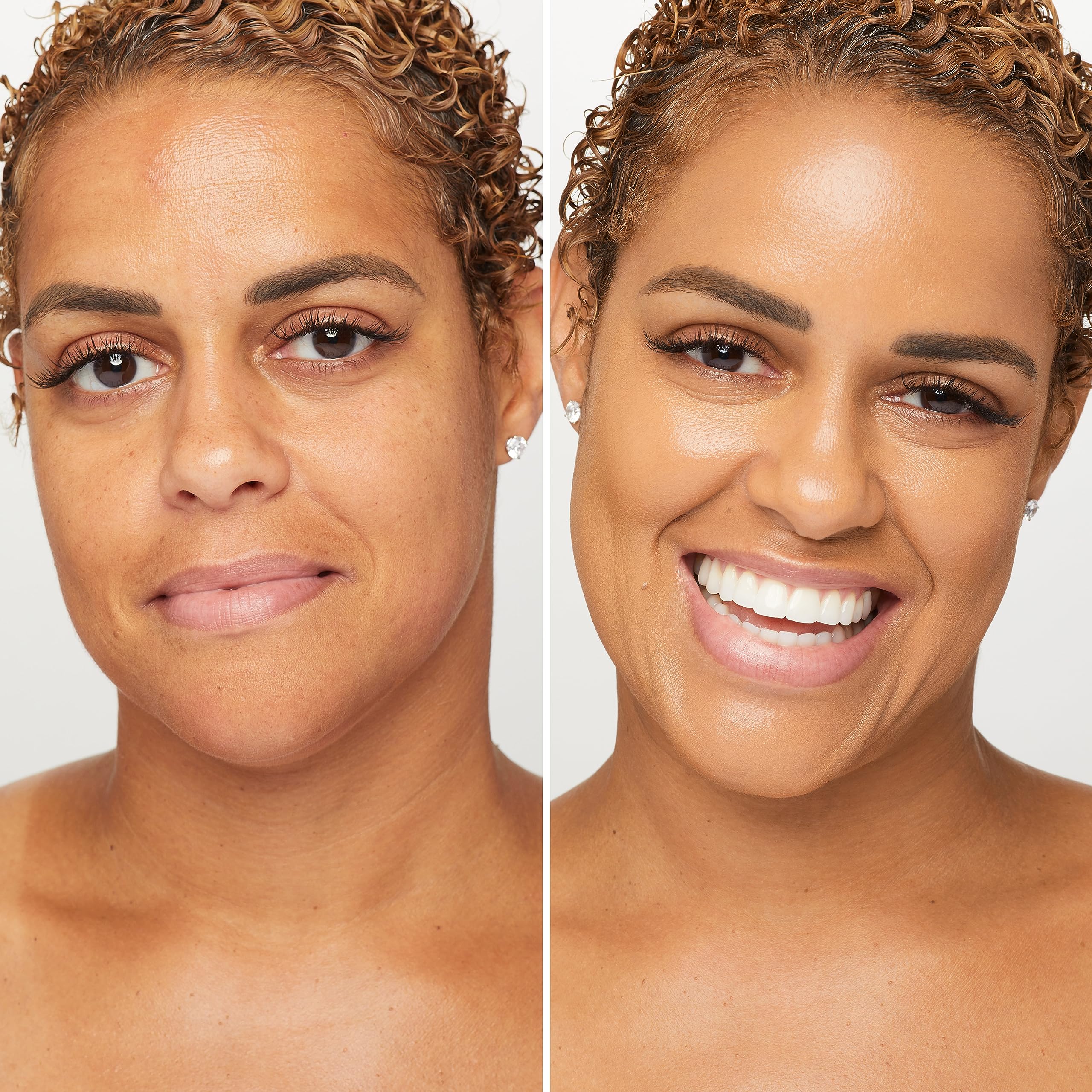 Trish McEvoy Gorgeous Foundation shade 8MG swatches with golden undertones