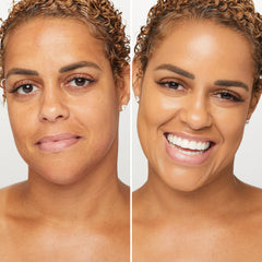 Trish McEvoy Gorgeous Foundation shade 8MG swatches with golden undertones