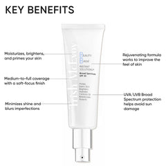 Trish McEvoy Protective Shield Cream SPF 30 on the face priming and sun care