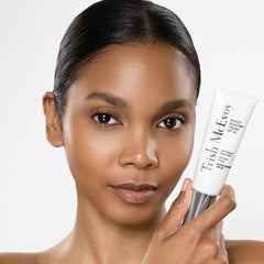 Trish McEvoy Shield Cream SPF 30 label highlights sun protection and versatility