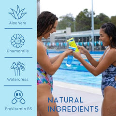 TRISWIM complete swim care set packaging shown for easy post-swim routine.