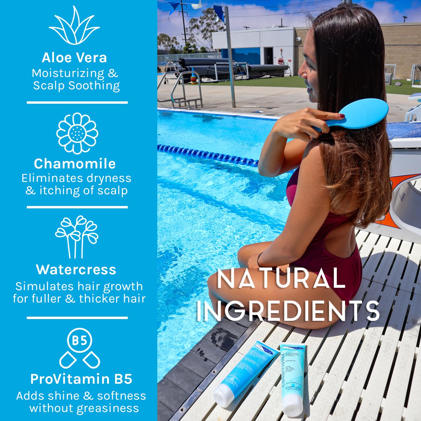 TRISWIM body wash sample for refreshing post-swim cleansing