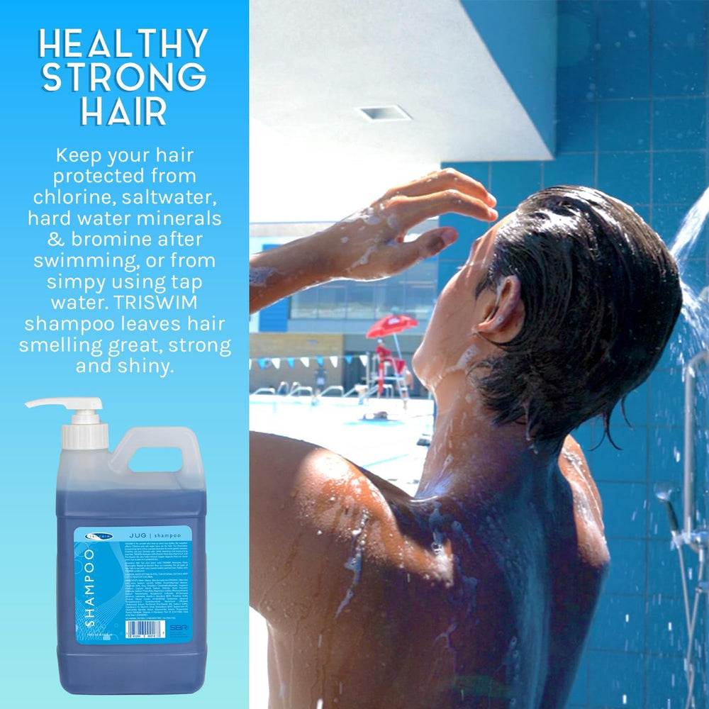 TRISWIM chlorine out shampoo scent provides refreshing citrus aroma