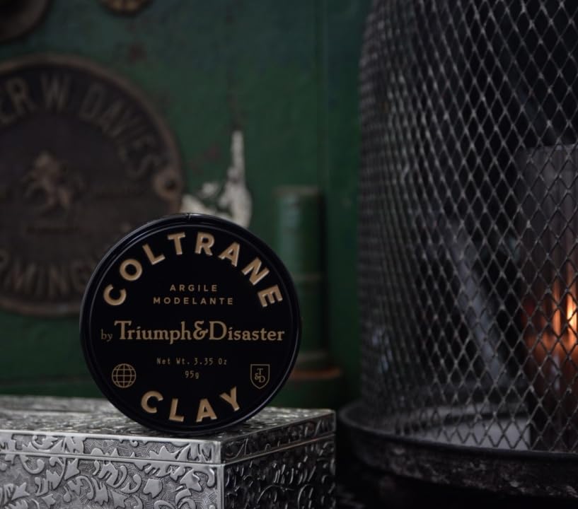 TRIUMPH & DISASTER Coltrane hair clay grooming routine shot