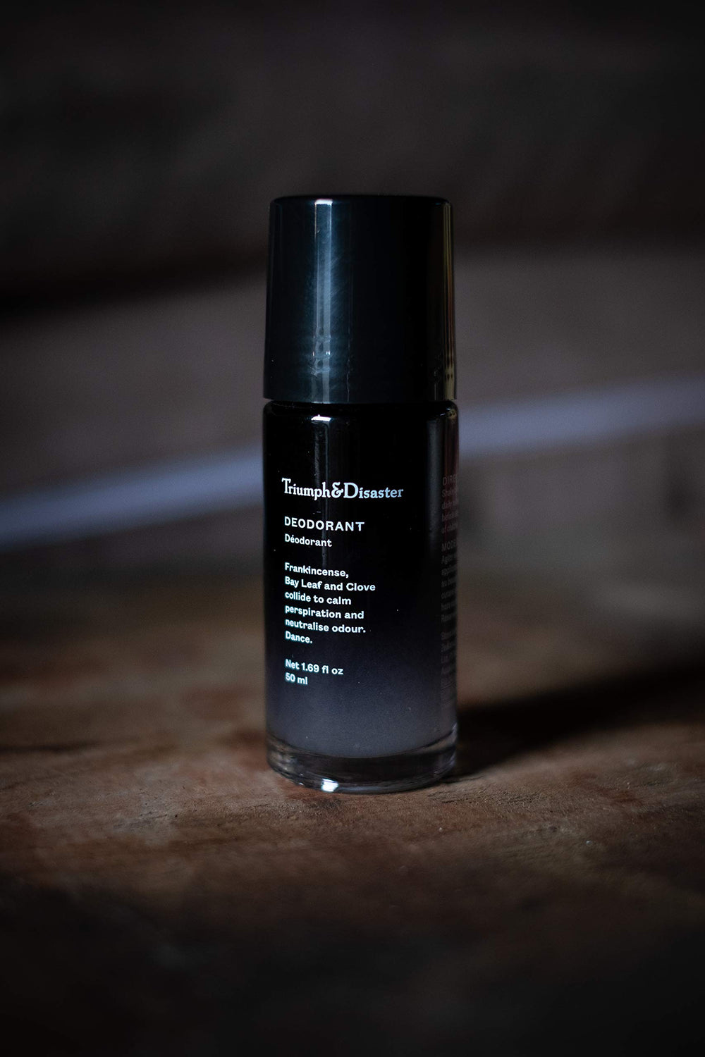 Triumph & Disaster Spice Deodorant after-workout protection in use.