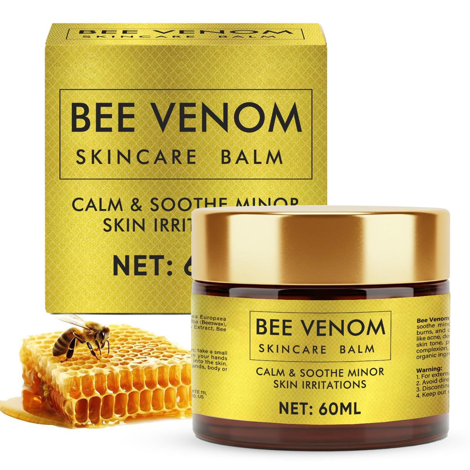 TRIXES Bee Venom Cream bottle ready for daily hydration and gentle lifting