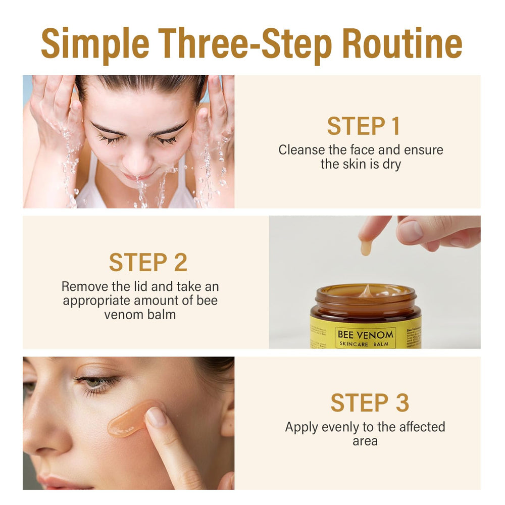 TRIXES Bee Venom Cream applied to neck and shoulders for improved tone