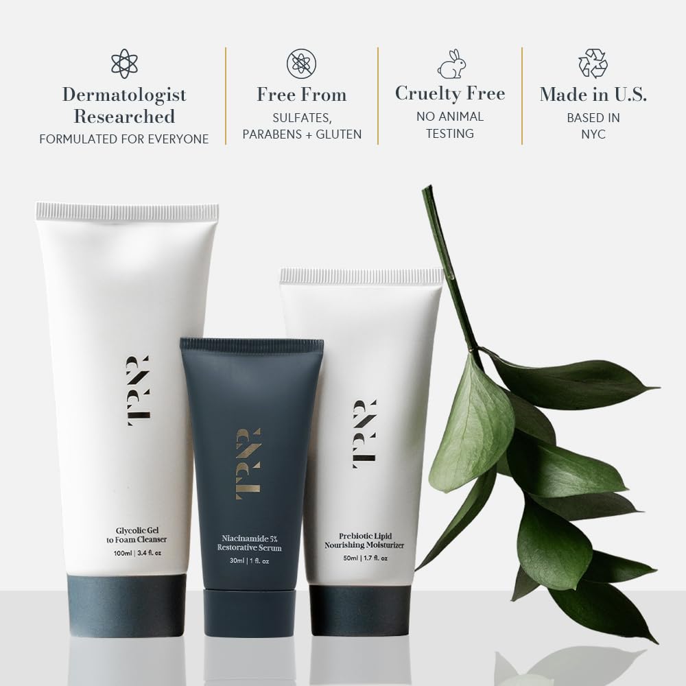 TRNR dermatologist-approved, science-first plant-powered skincare label