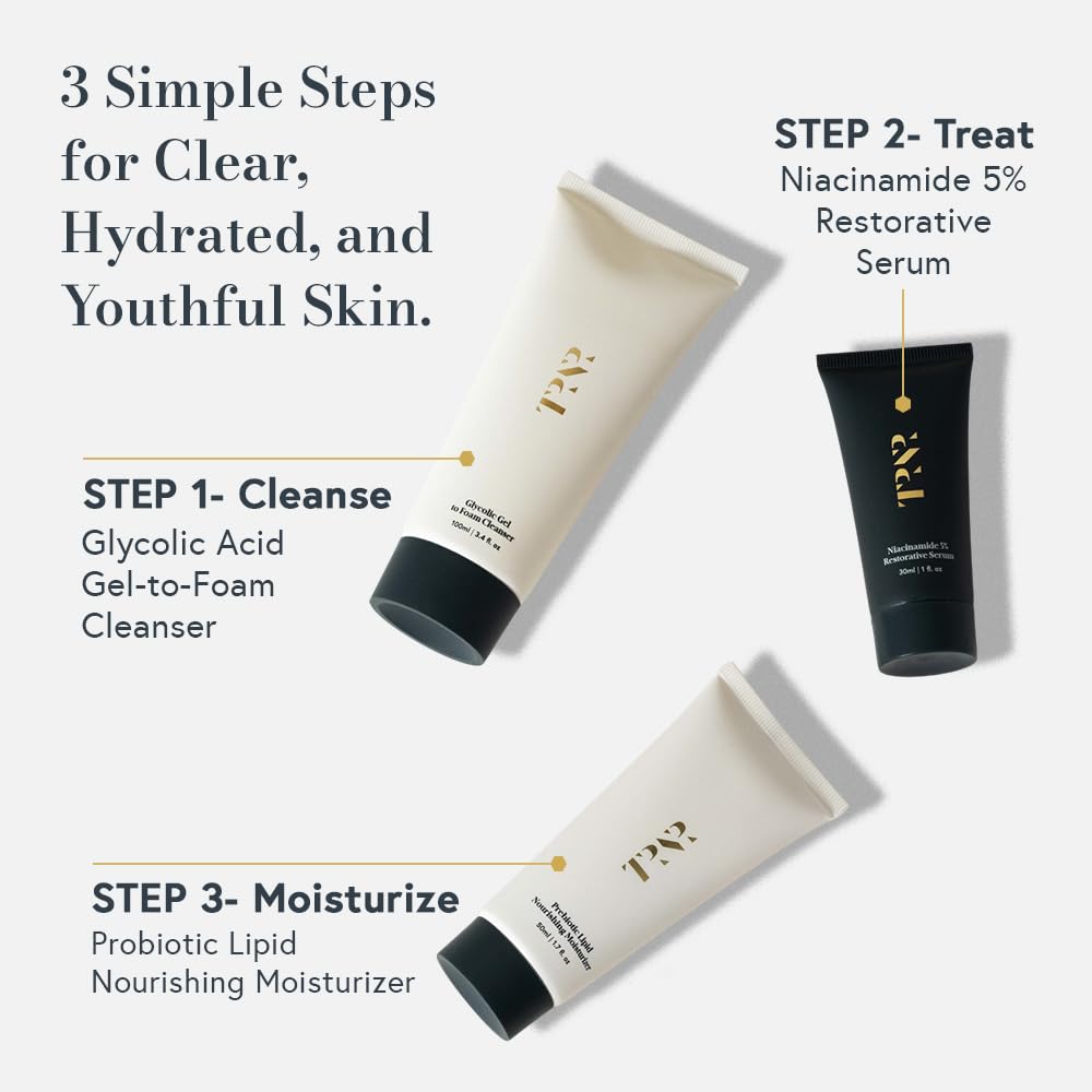 TRNR moisturizer jar close-up showing fragrance-free, dermatologist-developed formula
