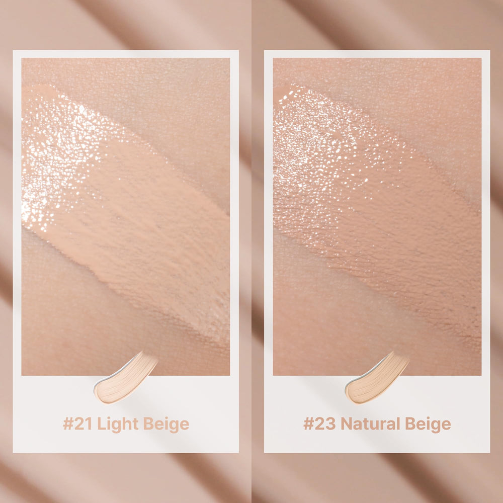 Troiareuke A+ Cushion Compact open reveals built-in sponge for quick application.