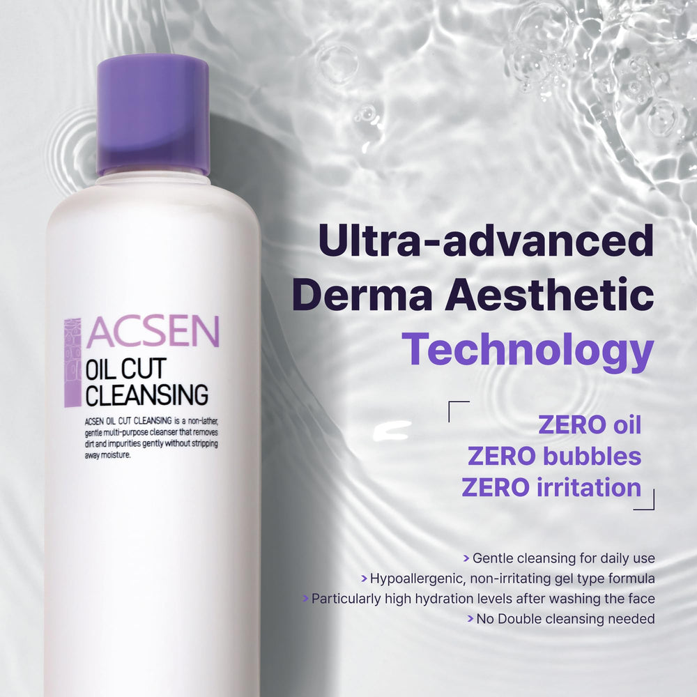 Troiareuke ACSEN cleansing foam on hands ready for a mild wash.