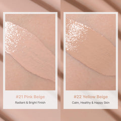 TROIAREUKE Seoul Bridal Cushion swatch demonstrates even coverage and brightness.