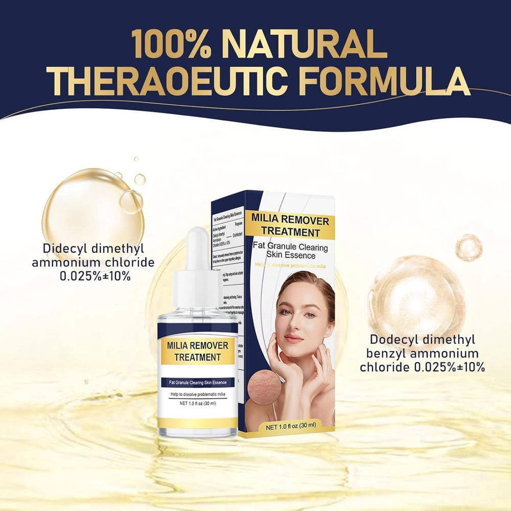 TROMED Milia Remover ingredients tea tree aloe offer soothing, natural care.