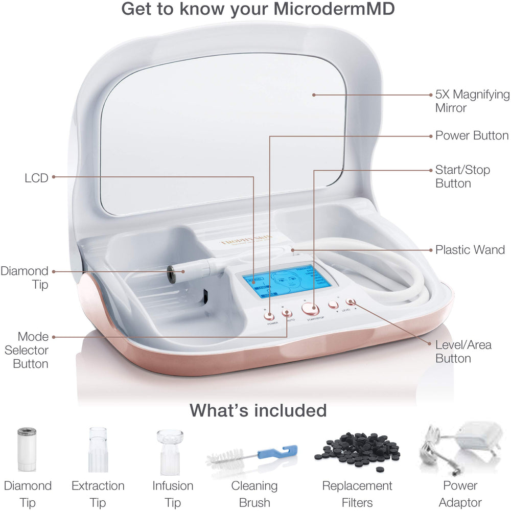 Trophy Skin MicrodermMD pore extractor tip ready for pore care