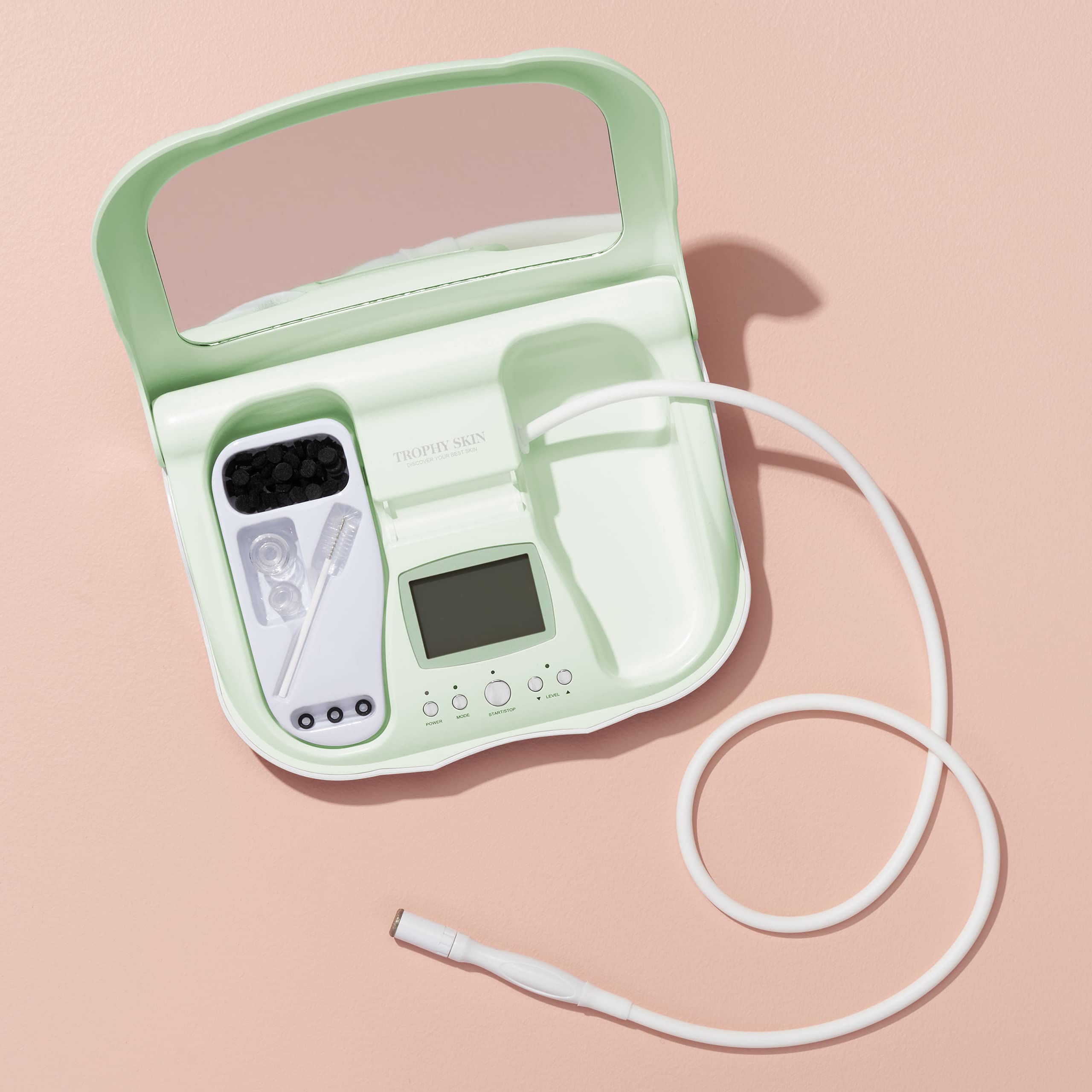 Trophy Skin MicrodermMD home spa setup supports consistent skin care at your pace.