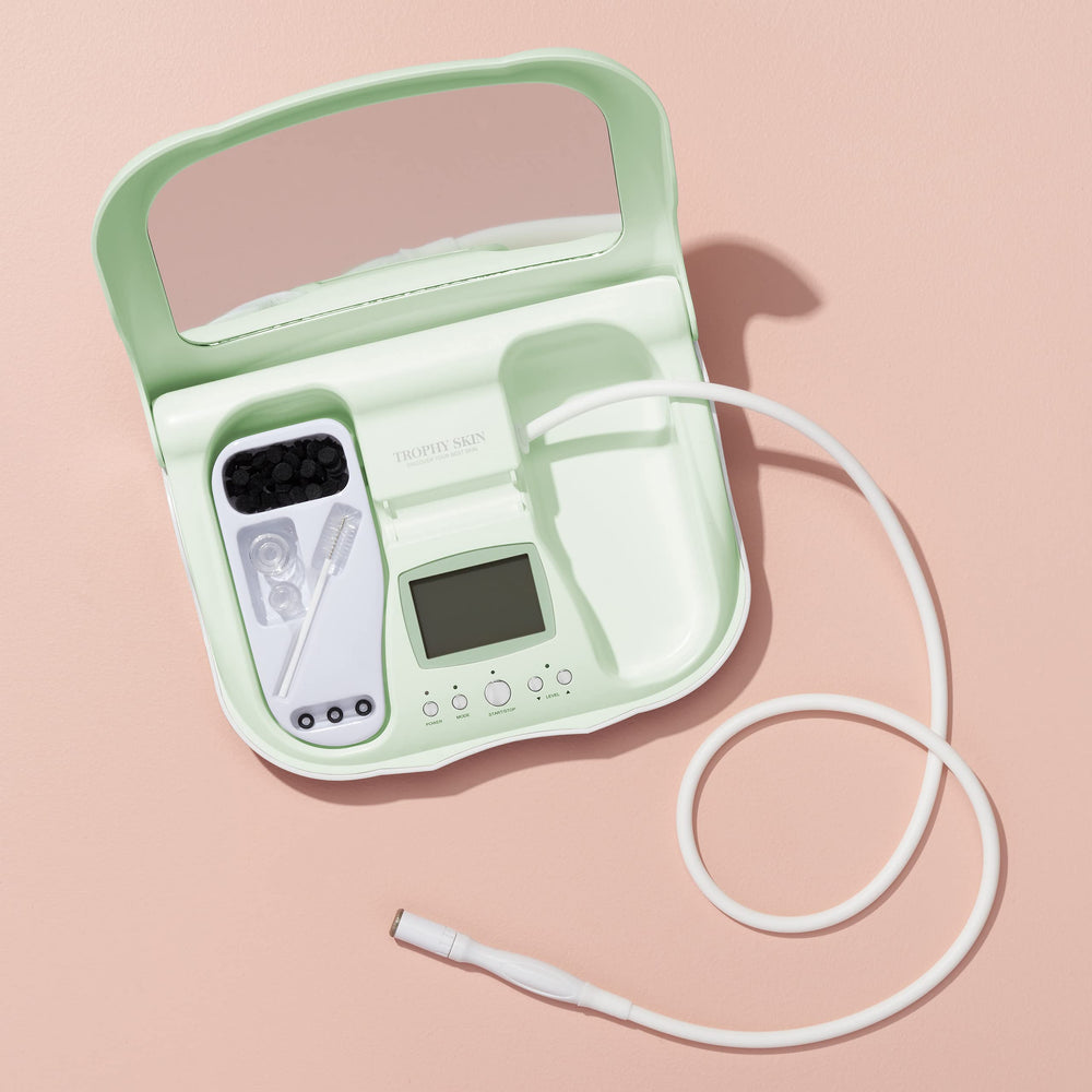 Trophy Skin MicrodermMD home spa setup supports consistent skin care at your pace.