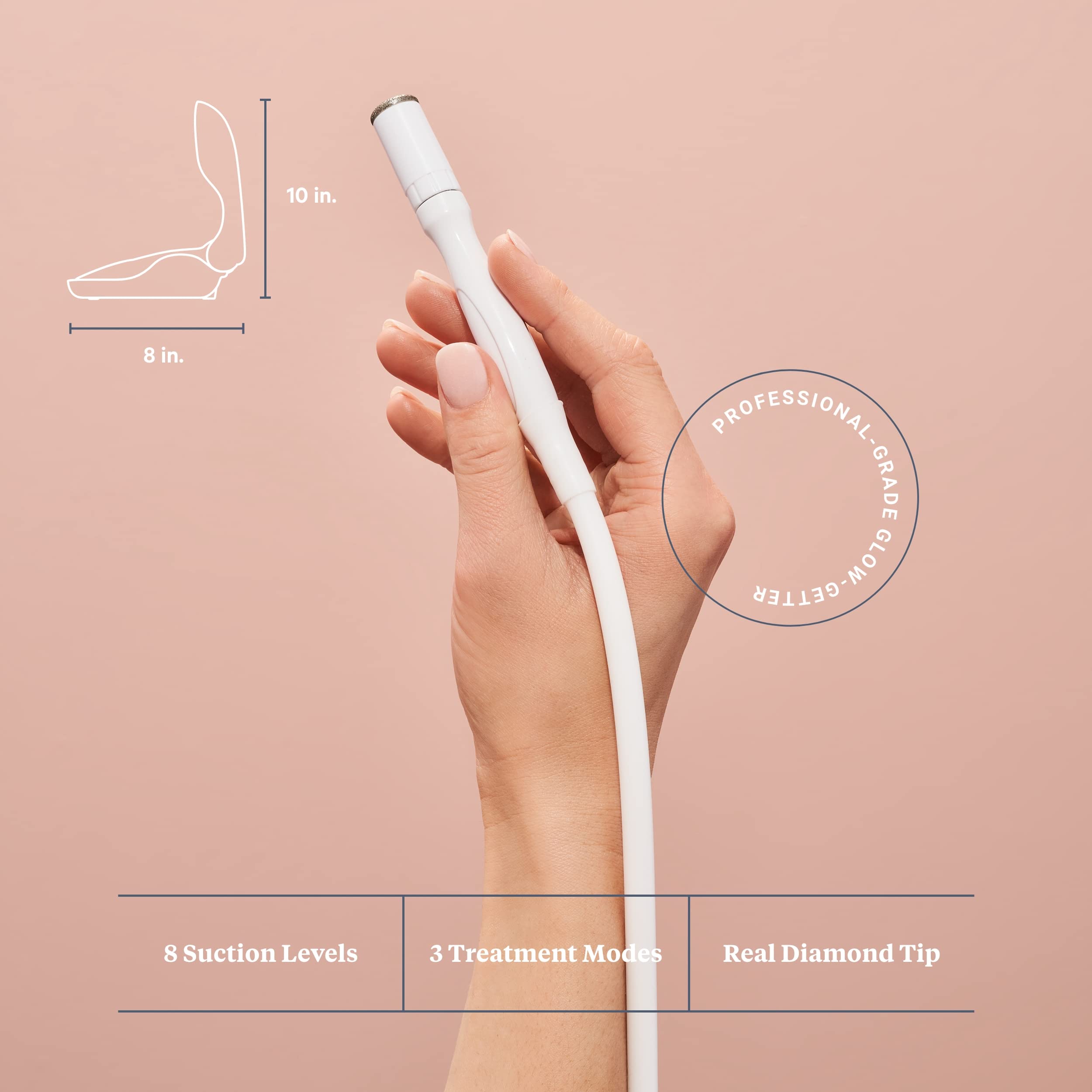 Trophy Skin MicrodermMD pore extractor tips help clear pores and refine texture.