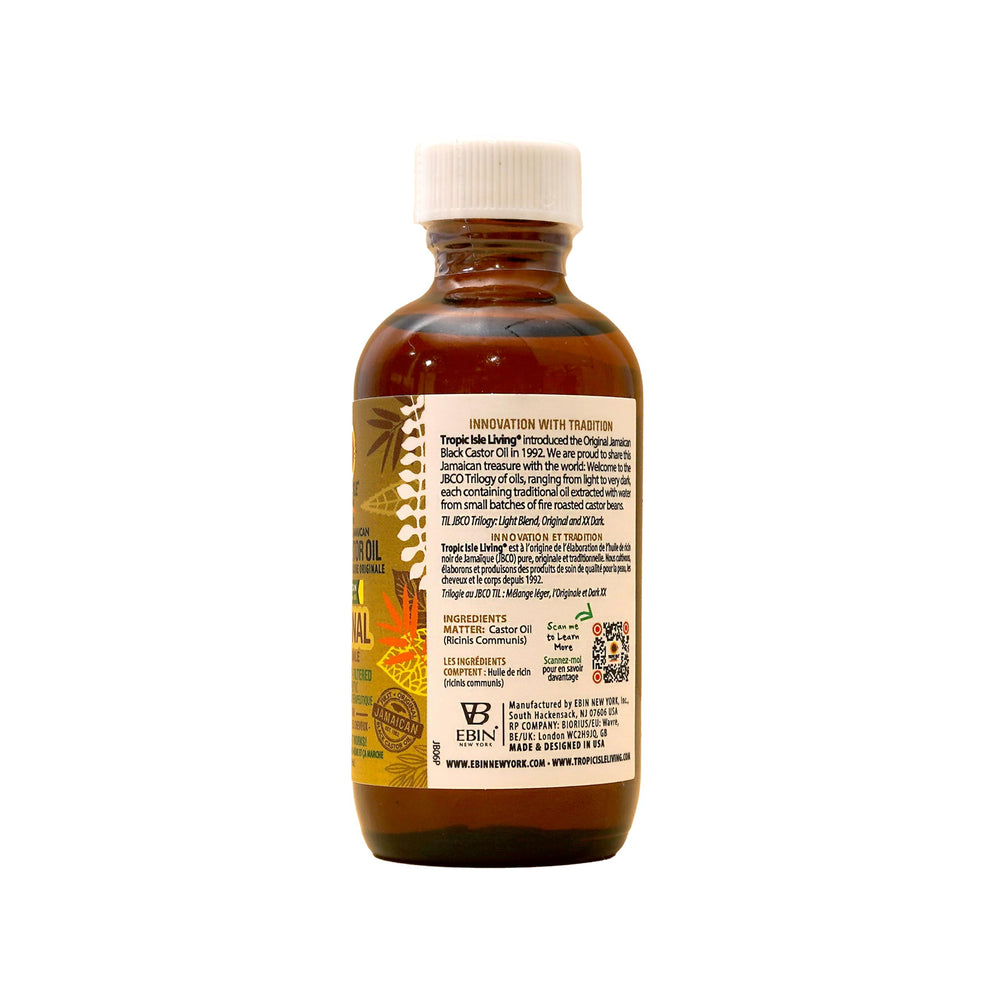 Tropic Isle Living Jamaican Black Castor Oil for eyebrows and lashes conditioning