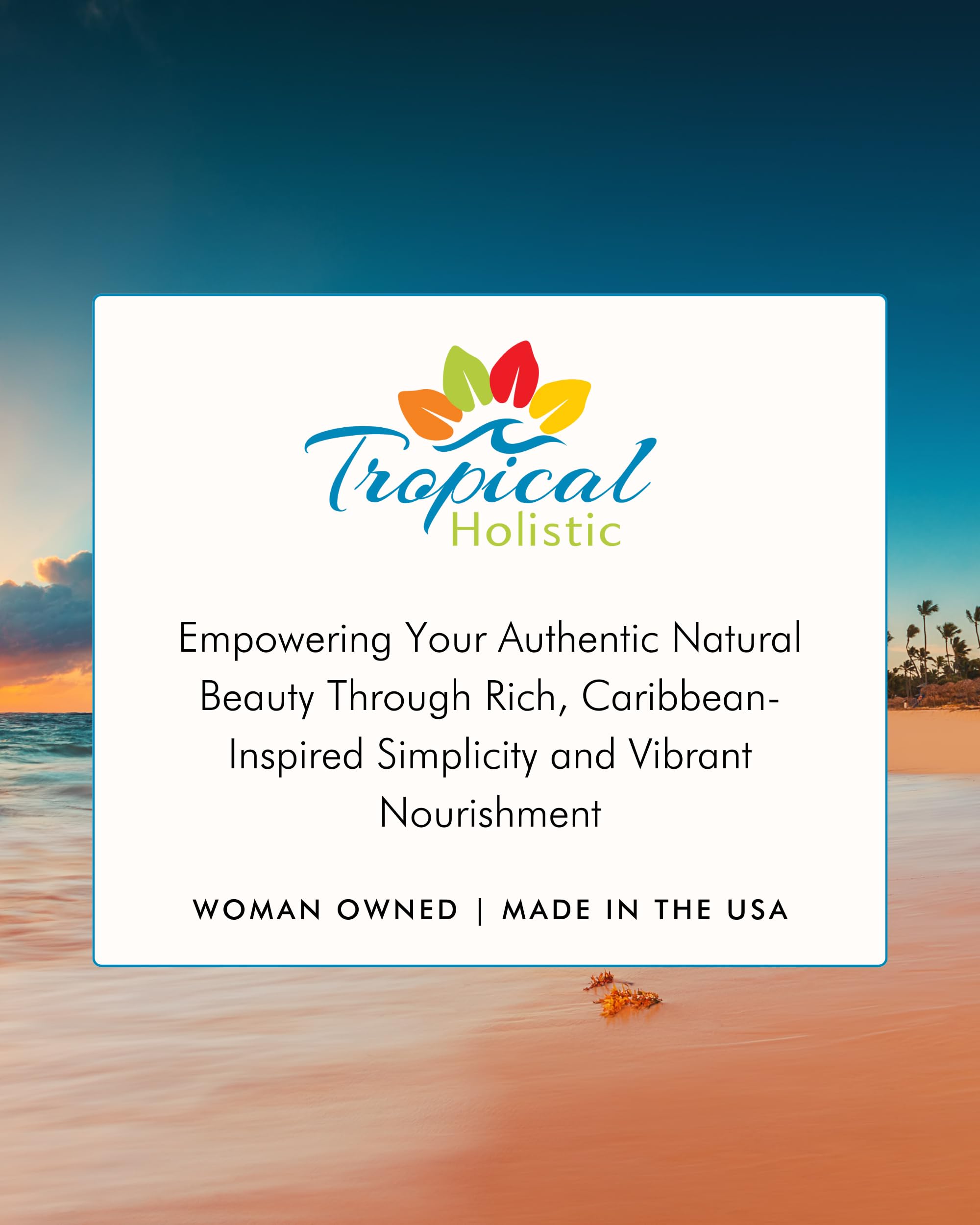 Tropical Holistic Emu Oil facial care for soft, hydrated skin