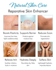Vitamin E Oil massaged into facial skin for moisturized feel.
