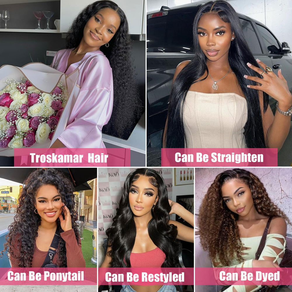 Troskamar deep wave bundles care ready image highlights easy maintenance and styling.