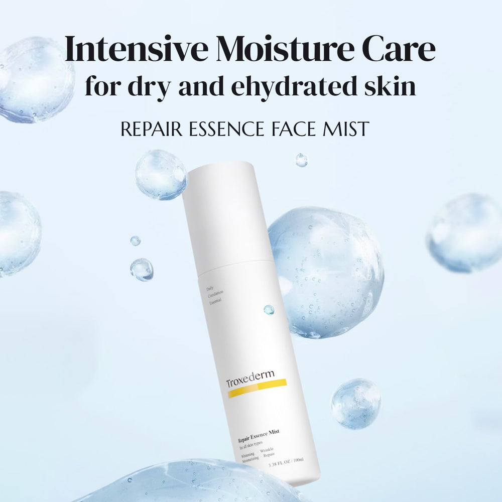 Troxederm Repair Essence Toner Mist ideal for daily use on all skin types.
