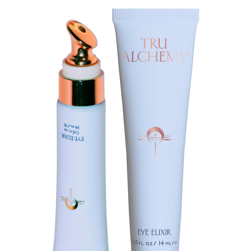 Tru Alchemy Eye Elixir cooling sensation after application for instant refresh.